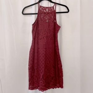Lace red dress- tags still attached